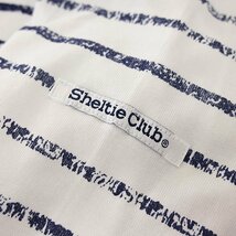 新品 シェルティークラブ 24SS ボーダー ボートネック バスク シャツ M 白 紺 【SH1441111_7】 春夏 Sheltie Club ロンT 長袖 Tシャツ_画像8