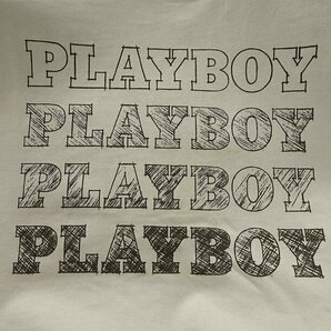 新品 プレイボーイ 24年春夏 グラフィック スウェット L 【41022_16】 PLAYBOY ロゴ 長袖 コットン スエット トレーナー メンズの画像4