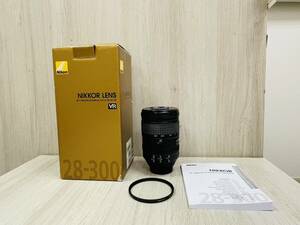 【動作確認済み】 Nikon NIKKOR LENS AF-S NIKKOR 28-300mm f/3.5-5.6G ED VR ニコン 高倍率ズームレンズ レンズフィルター付 箱付き