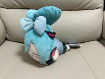 【新品未使用】SEGA セガ Sanrio サンリオ 初音ミク×シナモロール 寝そべり ぬいぐるみ 初音ミク タグ付 2種セット_画像2