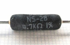 [単品] 4.7kΩ Vishay Dale NS-2B 無誘導巻線抵抗