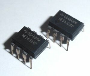 [2個] TI NE5532AP オペアンプ ★低ノイズ選別品