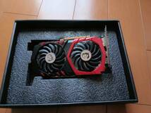 【動作品】MSI NVIDIA Geforce GTX 1050Ti Gaming X TwinFrozr デュアルファン　4GBモデル _画像5