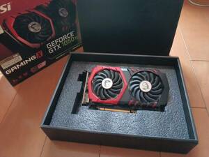 【動作品】MSI NVIDIA Geforce GTX 1050Ti Gaming X TwinFrozr デュアルファン　4GBモデル 