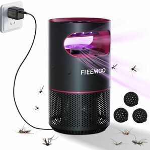 fieemoo 吸引式蚊取り器 捕虫器 蚊駆除用品 こばえとり 吸引駆除 省エネ