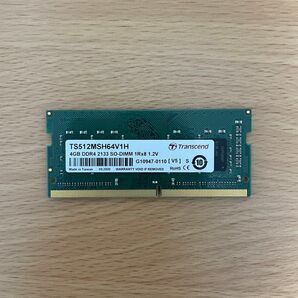 Transcend ノートPC用メモリ 4GB DDR4-2133 PC4-17000 SO-DIMM TS512MSH64V1H