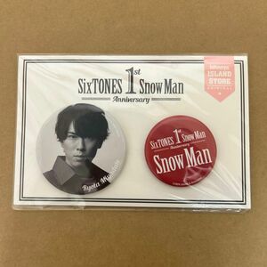 Snow Man 宮舘涼太 Johnnys ISLAND STORE 1st Anniversary 缶バッジセット