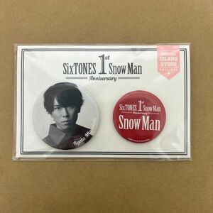 Snow Man 宮舘涼太 Johnnys ISLAND STORE 1st Anniversary 缶バッジセット