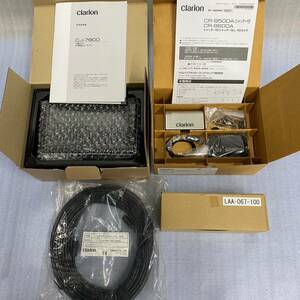 ★開封済み未使用品 クラリオン バス・トラック用バックカメラ CR-8600A/モニターCJ-7800A/ケーブル CCA-797-100(20m)/ステー LAA-067-100