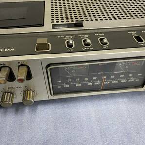 ★SONY ソニー CF-2700 カセット デンスケ STEREO CASSETTE CORDER ポータブルレコーダー カセットレコーダー ラジカセの画像3