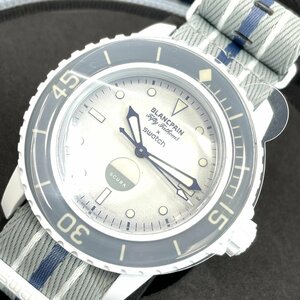 6667-60 未使用 BLANCPAIN×Swatch ブランパン スウォッチ 腕時計 SO35S100 フィフティファゾムス アンタークティックオーシャン