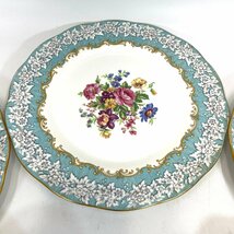 6650-80 ROYAL ALBERT ロイヤル アルバート Enchantment エンチャンメント プレート 皿 花柄 食器 5枚セット 保管品_画像5