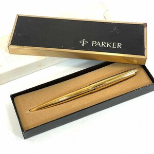 6989-60 PARKER パーカー ノック式 ボールペン ゴールドカラー ヴィンテージ 筆記用具 筆記未確認