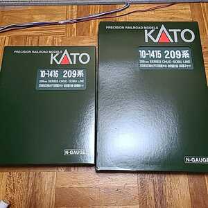 Nゲージ/ KATO 10-1415+10-1416 209系500番台 (PS28搭載) 中央・総武緩行線 基本+増結 10両セット　未使用に近い　送料無料
