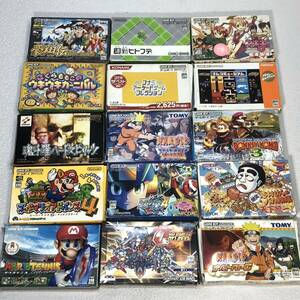 GBA 任天堂 ゲームボーイアドバンス 空箱 説明書 １５点セット 取説箱のみ 魂斗羅 ドンキーコング3 スーパーマリオアドバンス4など