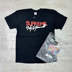 20aw 2020 未使用 Supreme シュプリーム x Yohji Yamamoto ヨウジヤマモト Logo Tee ロゴ プリント Tシャツ BLACK ブラック サイズ M