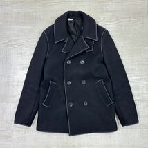 N.HOOLYWOOD エヌハリウッド Nハリ ミスハリ パイピング Pコート ピー コート COAT BLACK ブラック 系 サイズ 36_画像2