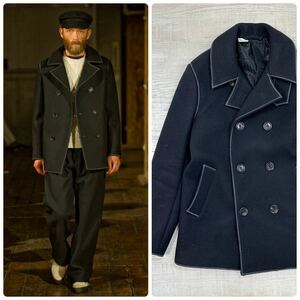 N.HOOLYWOOD エヌハリウッド Nハリ ミスハリ パイピング Pコート ピー コート COAT BLACK ブラック 系 サイズ 36