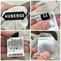 21aw 2021 AUBERGE オーベルジュ CHARIOT 御者 コート ダブル COAT 日本製 サイズ 42_画像10