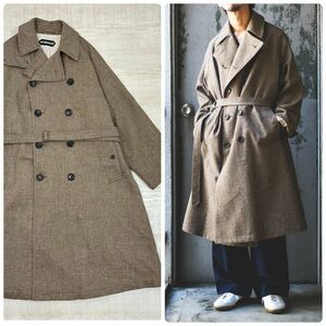 21aw 2021 AUBERGE オーベルジュ CHARIOT 御者 コート ダブル COAT 日本製 サイズ 42