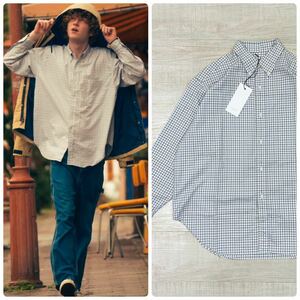 22aw 2022 美品 A.PRESSE アプレッセ BD Oxford Shirt 22AAP-02-01H オックスフォード チェック ボタンダウン シャツ size 2 定価52.800円 