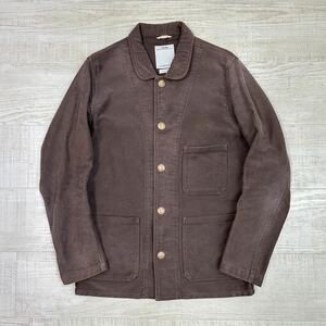 13aw visvim ビズビム CUNNINGHAM SMOCK DAMAGED MOLESKIN カニンガム スモック ダメージ モールスキン ジャケット サイズ 3 0113205013037