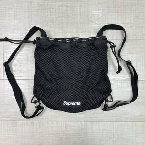 23ss 2023 美品 Supreme シュプリーム MESH SMALL BACKPACK メッシュ スモール バックパック バッグ リュック CORDURA BLACK ブラック