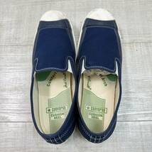 CONVERSE ADDICT JACK PURCELL CANVAS SLIP-ON 1CK457 コンバース アディクト ジャックパーセル キャンバス スリッポン NAVY サイズ 26cm_画像3