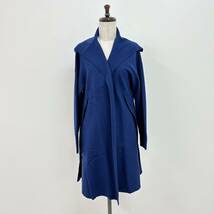 JURGEN LEHL ヨーガンレール フェルト ラム 圧縮 コート 羽織 COAT MADE IN JAPAN 日本製 ブルー 系 サイズ L_画像1