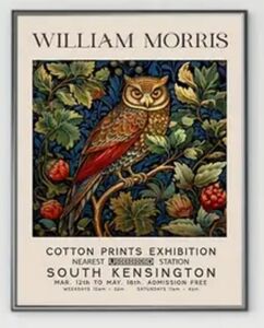 ウィリアムモリスのアートポスター　ウィリアムモリス　ウォールステッカー　インテリア　動物アートポスター