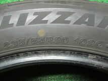 ZB681【送料無料 在庫処分!!】235/55R20 超溝高 8~8.5分山 ブリヂストン スタッドレス DM V2 ♪ 2本 激安 早い者勝ち レクサス RX ムラーノ_画像6