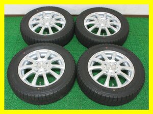 ZT615【送料無料】155/65R13 ほぼ新品溝 ♪ イボ付 ♪ スタッドレス ★最新★ WINTERMAXX 03 ♪ 21年製 ホイールセット 4本 激安 軽自動車