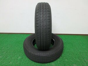 ZC604【送料無料 在庫処分】195/80R15 超溝高 8.5~9分山 ブリヂストン 夏タイヤ DUELER H/T 684Ⅱ 2本 新車装着タイヤ 激安 ジムニーシエラ