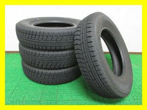 ZD634【送料無料】155/80R13 ★ 新品同様 ★ イボ付 ♪ ヨコハマ スタッドレス iG60 ♪ 21年製 4本 激安 パッソ ヴィッツ ブーン プラッツ