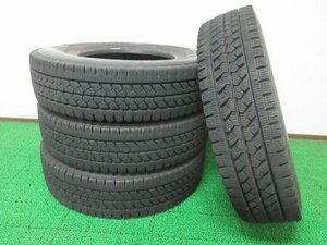 ZK026【送料無料 SALE品】195/85R15 113/111 超溝高 8~8.5分山 ブリヂストン スタッドレス W979 21年 4本 激安 小型 中型 トラック ダイナ