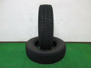 ZD583【送料無料】195/75R15 109/107 超溝高 ブリヂストン スタッドレス W979 21年製 2本 激安 小型 トラック エルフ キャンター ダイナ 等