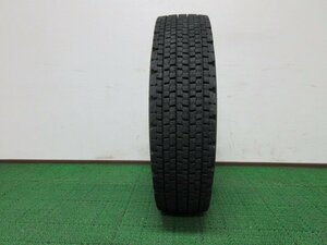 ZK699【送料無料】225/80R17.5 123/122 超溝高 8.5分山 ブリヂストン スタッドレス W901 21年製 1本 激安 中型 4トン トラック キャンター