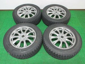 ZL261【送料無料 在庫処分】215/60R16 超溝高 8.5分山 スタッドレス WINTERMAXX WM01 ホイールセット 4本 激安 エスティマ オデッセイ CX-3