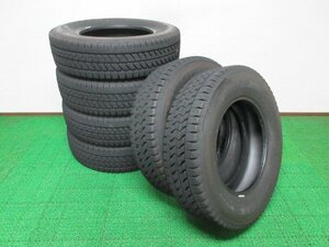 ZL526【送料無料】205/75R16 113/111 超溝高 8~8.5分山 ブリヂストン スタッドレス W979 22年 6本 激安 小型 中型 トラック エルフ ダイナ