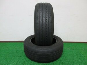 ZD222【送料無料 SALE品】225/55R17 超溝高 8.5~9分山 ブリヂストン 夏タイヤ REGNO GR-XⅡ 20年製 2本 激安 アルファード スカイライン 等