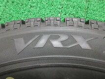 ZR718【送料無料 在庫処分】185/70R14 超溝高 8~8.5分山 ブリヂストン スタッドレス VRX 2本 激安 ノート フリード ストリーム シビック 等_画像9