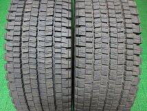 ZD291【送料無料】265/70R19.5 140/138 超溝高 ダンロップ スタッドレス DECTES SP001 4本 高年式 激安 大型 低床 トラック ユニック 等に_画像3