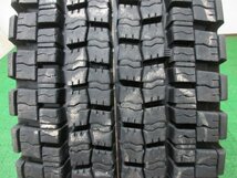 ZK546【送料無料】245/80R17.5 133/131 超溝高 8.5~9分山 スタッドレス DECTES SP001 20年 1本 激安 中型 4トン トラック ユニック 増トン_画像2