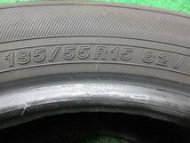 ZT306【送料無料】185/55R15 超溝高 8.5分山 ヨコハマ 夏タイヤ BluEarth-ES ES32 22年製 2本 激安 フィット ノート bB フィアット 500 等_画像7