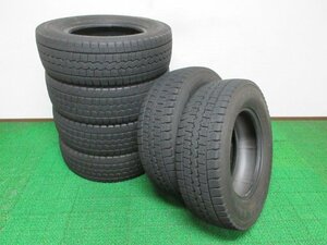 ZD669【送料無料 SALE品】225/70R16 117/115 超溝高 8.5~9分山 スタッドレス WINTERMAXX LT03 M 22年 6本 激安 中型 2トン トラック エルフ