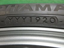 ZL134【送料無料】185/55R16 超溝高 8~8.5分山 ヨコハマ スタッドレス iG60 ♪ 2020年製 ホイールセット 4本 激安 フィット シャトル 等に_画像6