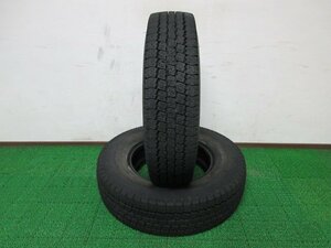 ZM017【送料無料】195/85R15 113/111 超溝高 8.5分山 スタッドレス DELVEX M934 20年製 2本 激安 小型 中型 トラック キャンター ダイナ 等