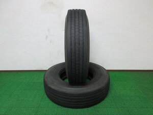 ZL858【送料無料 SALE品】225/90R17.5 127/125 超溝高 8.5~9分山 夏タイヤ DECTES SP122 21年製 2本 激安 中型 4トン トラック ユニック 等