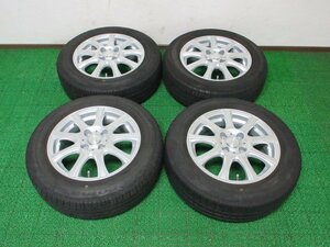 ZM043【送料無料 在庫処分】175/65R14 超溝高 8.5分山 ブリヂストン 夏タイヤ ECOPIA NH100C ホイールセット 4本 激安 ノート ヴィッツ 等