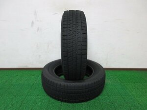 ZM053【送料無料】185/65R15 超溝高 8.5~9分山 ブリヂストン スタッドレス VRX2 ♪ 2021年製 2本 激安 ノート フリード デミオ ティーダ 等